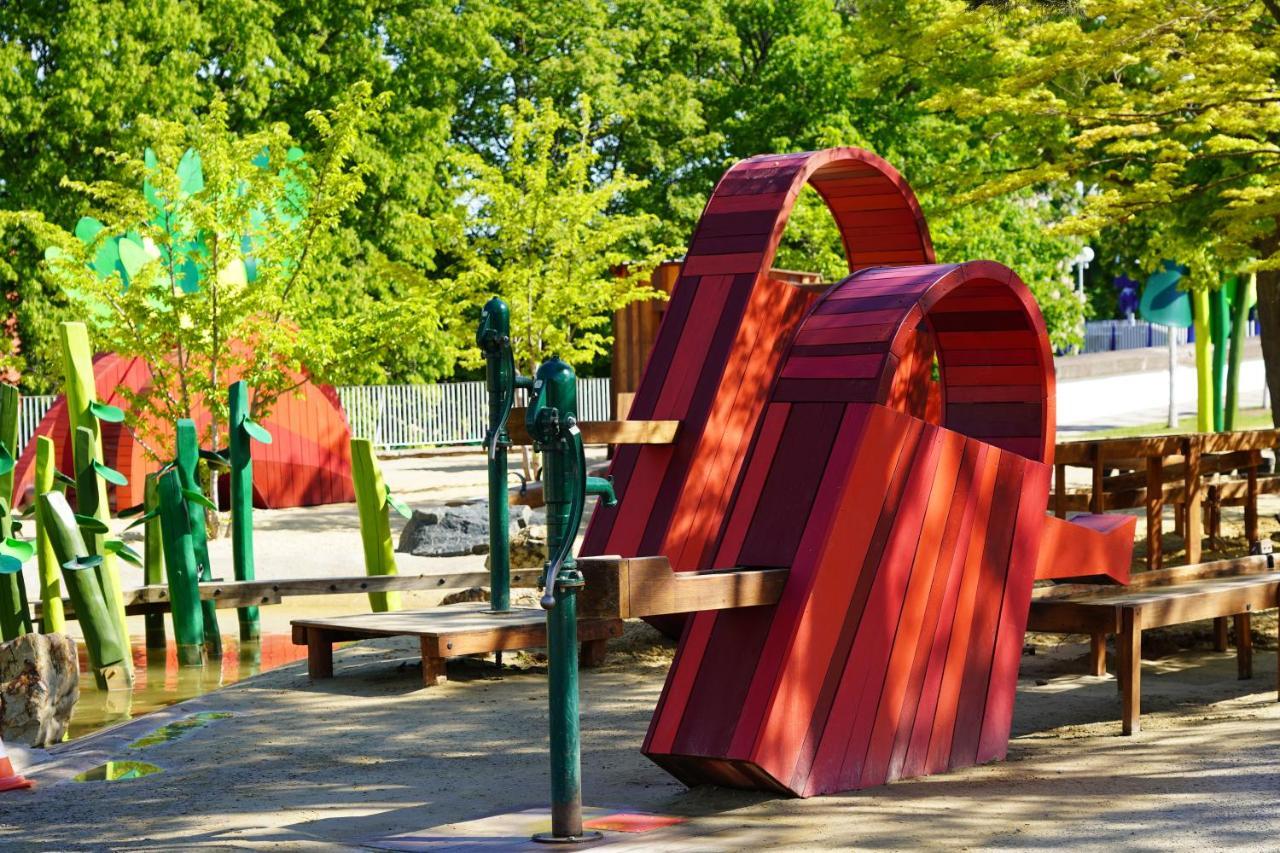 Pulverhuette Gaestehaus Im Egapark - Ein Projekt Der Lebenshilfe Erfurt Service Ggmbh Bagian luar foto